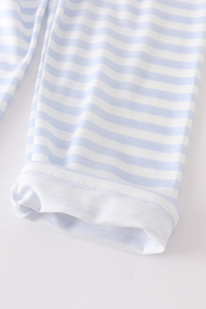 Green Striped Turkey Boy Set