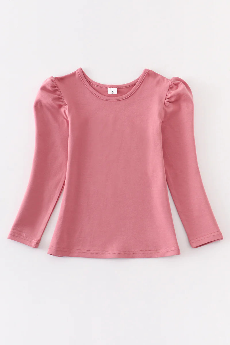 Pink Puff Sleeve Top – Kaye 21 Kids