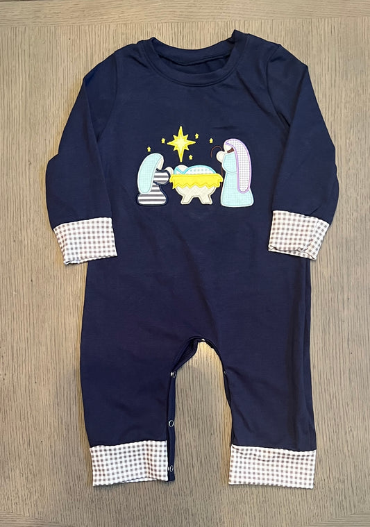 Nativity Boys Romper