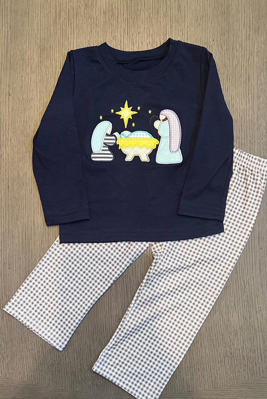 Nativity Boys Pants Set