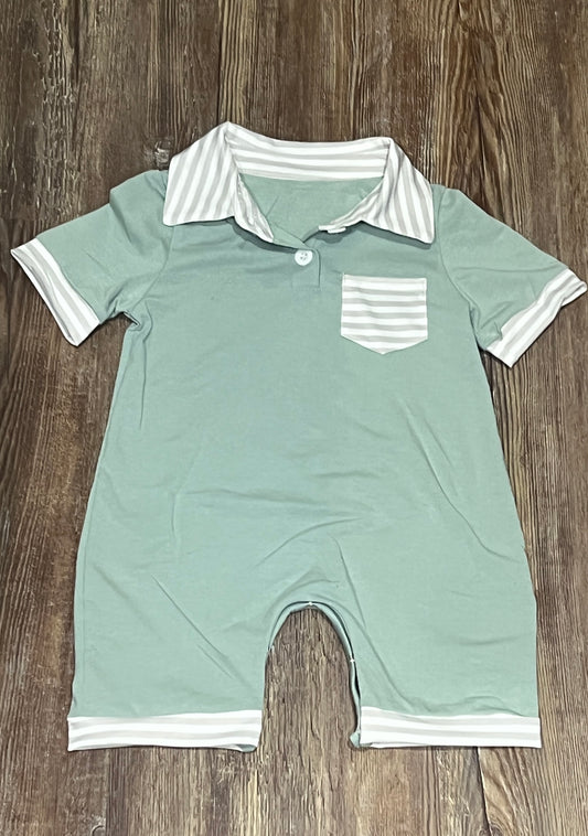 Baby Boys Sage Romper