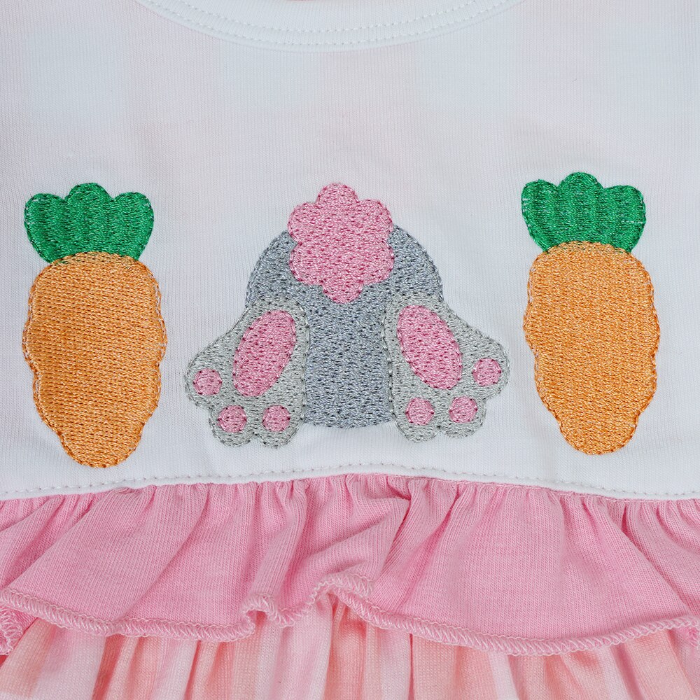 Girls Bunny Tail Shorts Set