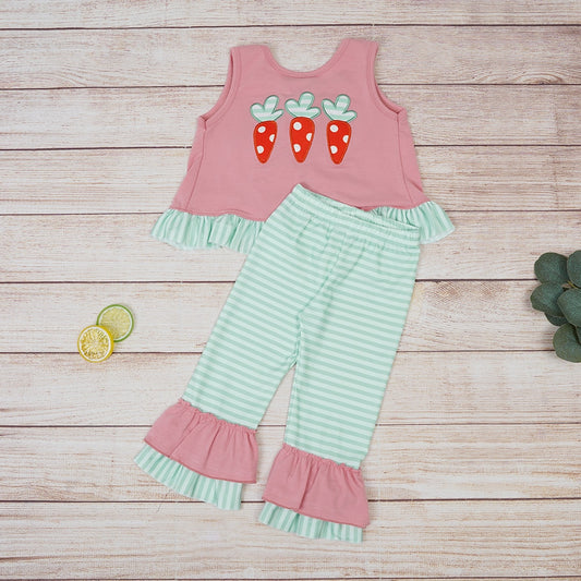 Girls Carrot Pants Set